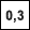 0,3 km