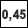 045 km