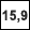 15,9 km
