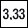 3,33 km