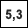 5,3 km