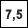 7,5 km